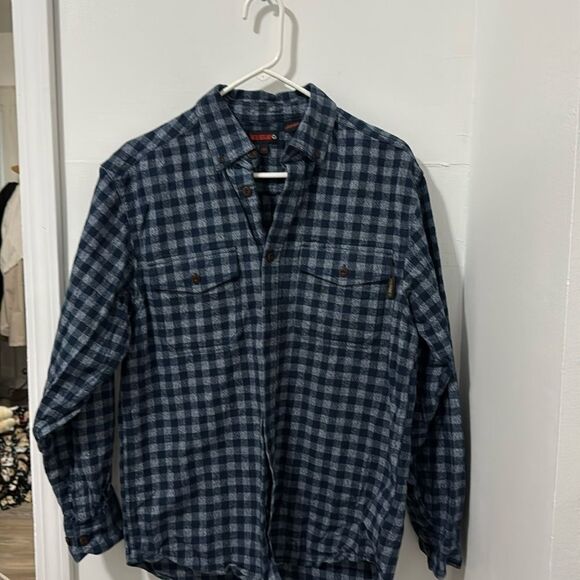 WOLVERINE PLAID PRINT SHIRT SIZE M - Picture 1 of 10